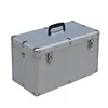 Portable aluminum tool box storage brief case tool carry case