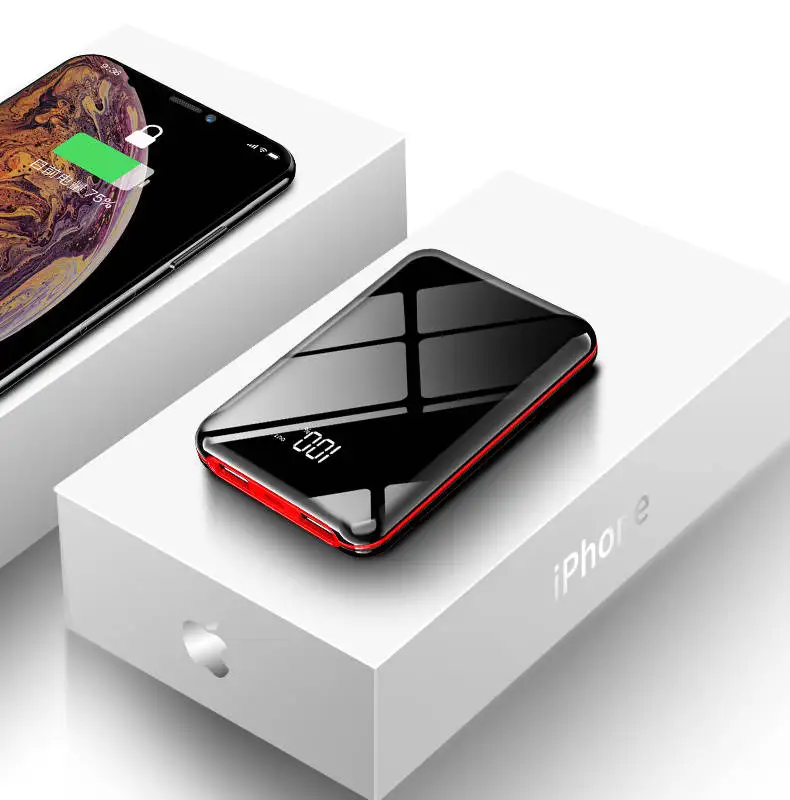 Slim wireless charging powerbank 10000 mah power banks portable mobile wireless charger Qi wireless power bank - ANKUX.COM