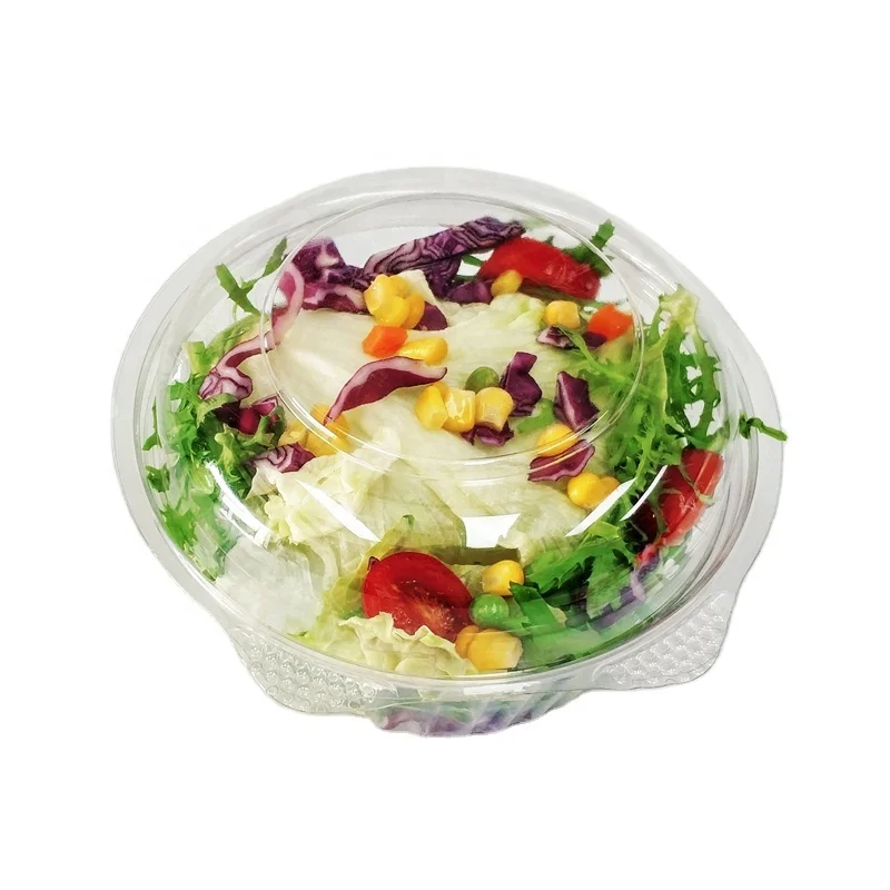 hot selling transparent fresh fruit cut bowl 32oz plastic fruit