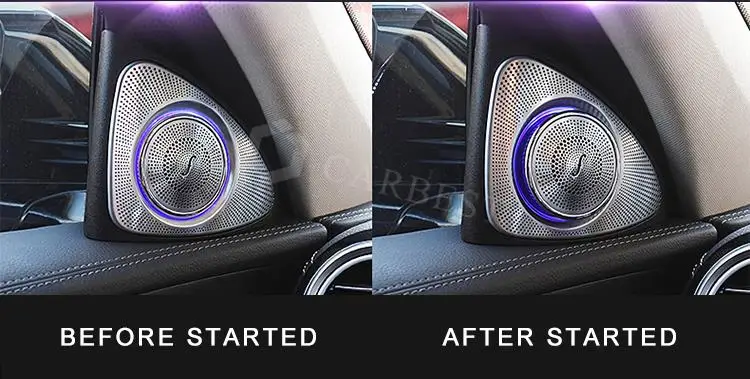 7-farbiger 3D-rotierender Hochtöner mit LED-Umgebungsbeleuchtung Ersatz passend für Mercedes-Benz S-Klasse W222 2014-2017 7-farbiger 3D-rotierender Hochtöner mit LED-Umgebungsbeleuchtung Ersatz passend für Mercedes-Benz S-Klasse W222 2014-2017