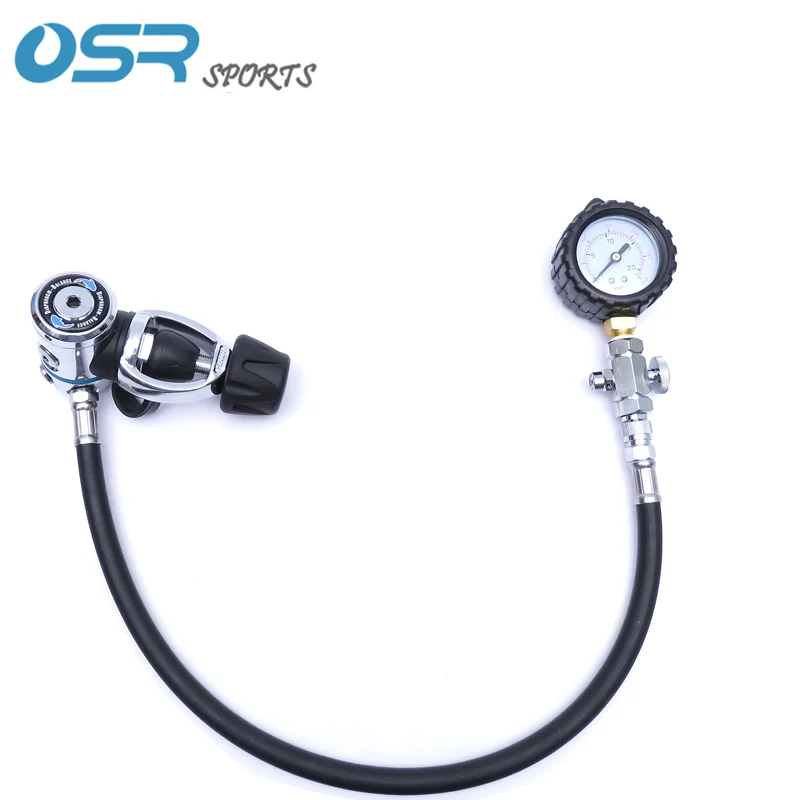 Scuba Diving Regulator Adjusting Tool With Intermediate Pressure Gauge