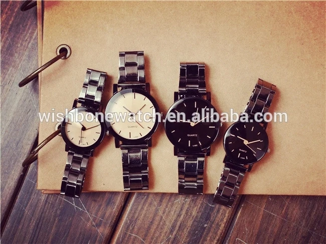 3975 Couple Watches Fashion Lovers Watches Casual And Quartz Dial Clock Leather Wrist Watch