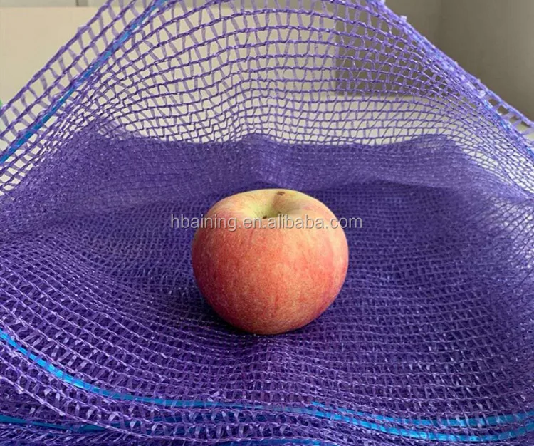 50*80 Cm Rashel Mesh Bag Purple Knitted Potato Mesh Bag For Onion