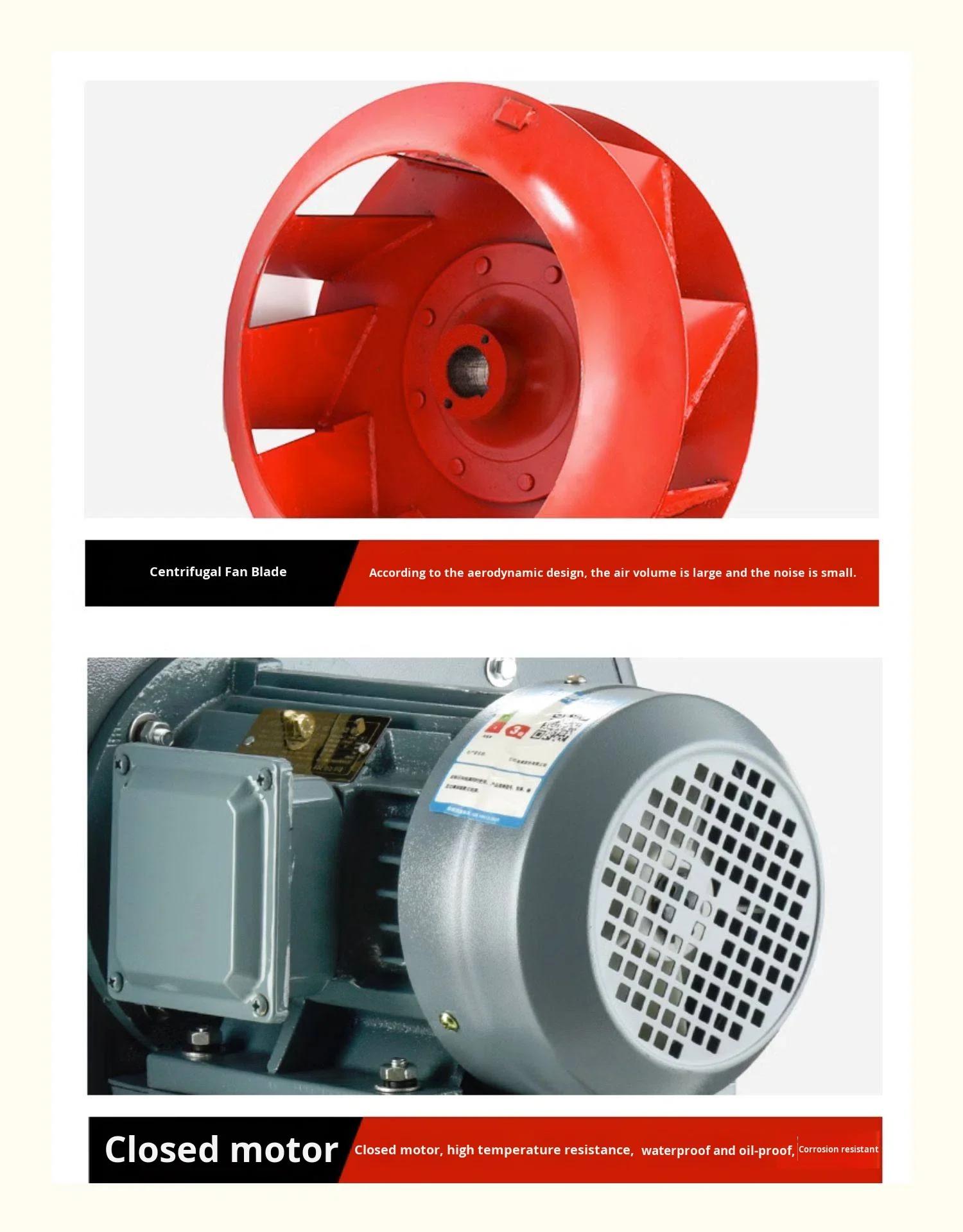Centrifugal Fan, 4-72, 960-2900rpm, Waterproof - detail 54