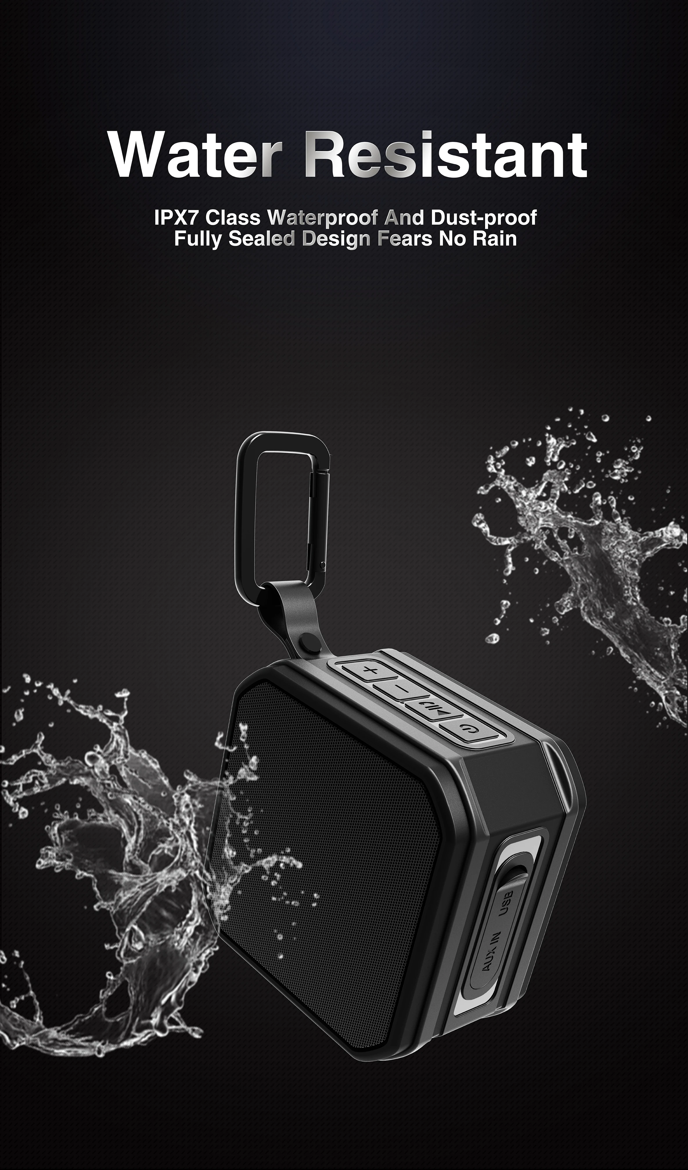 2020 Commercial Top Selling Wireless Name Brand Outdoor Best Subwoofer DJ Wireless Portable Bluetooth Speaker - ANKUX.COM