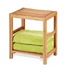 Bamboo Shower Seat Bench,Wooden Bathroom Seat Stool | Spa Chair for bathroom