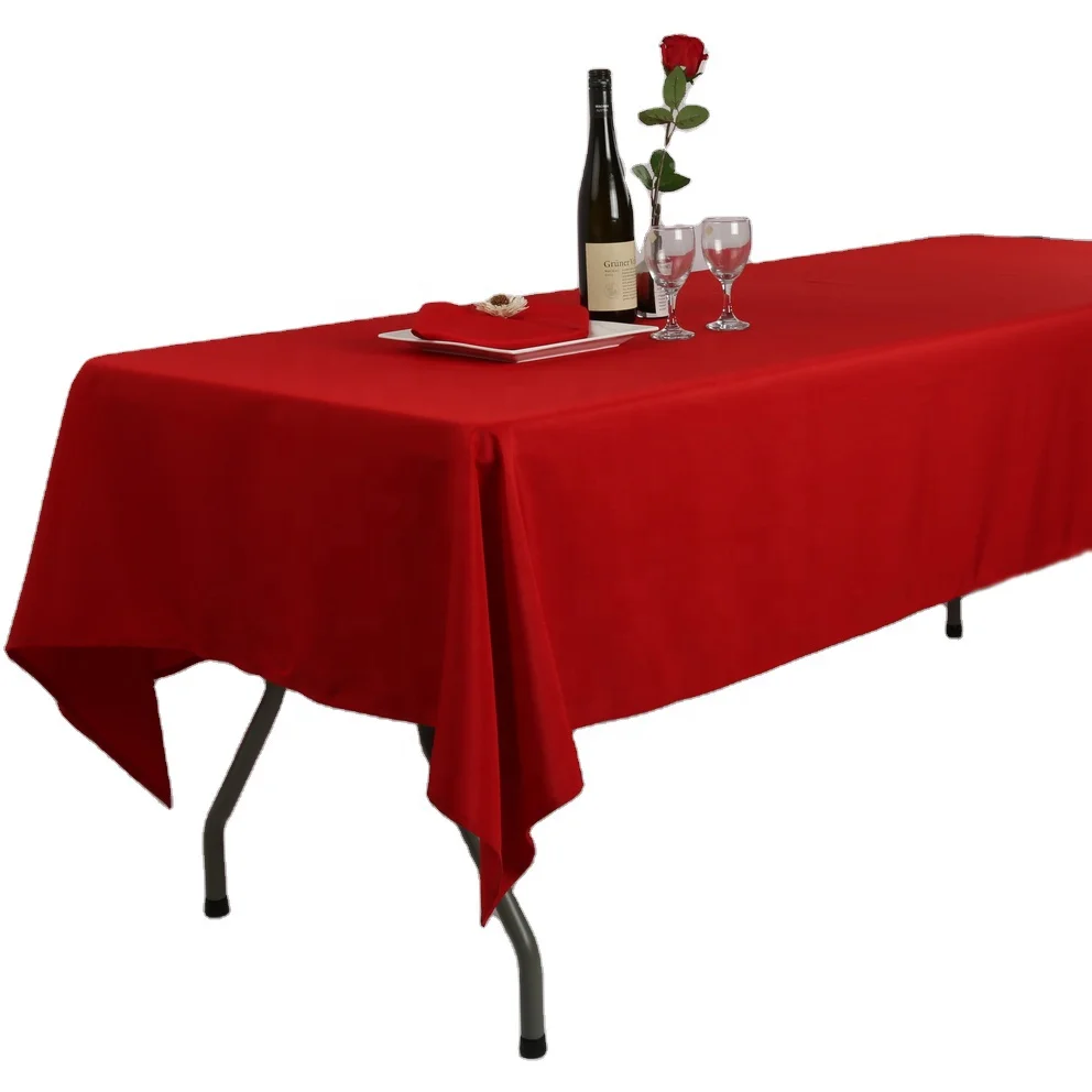 Many Colors 100 Polyester Bistro Table Cover Tablecloth Ideal For