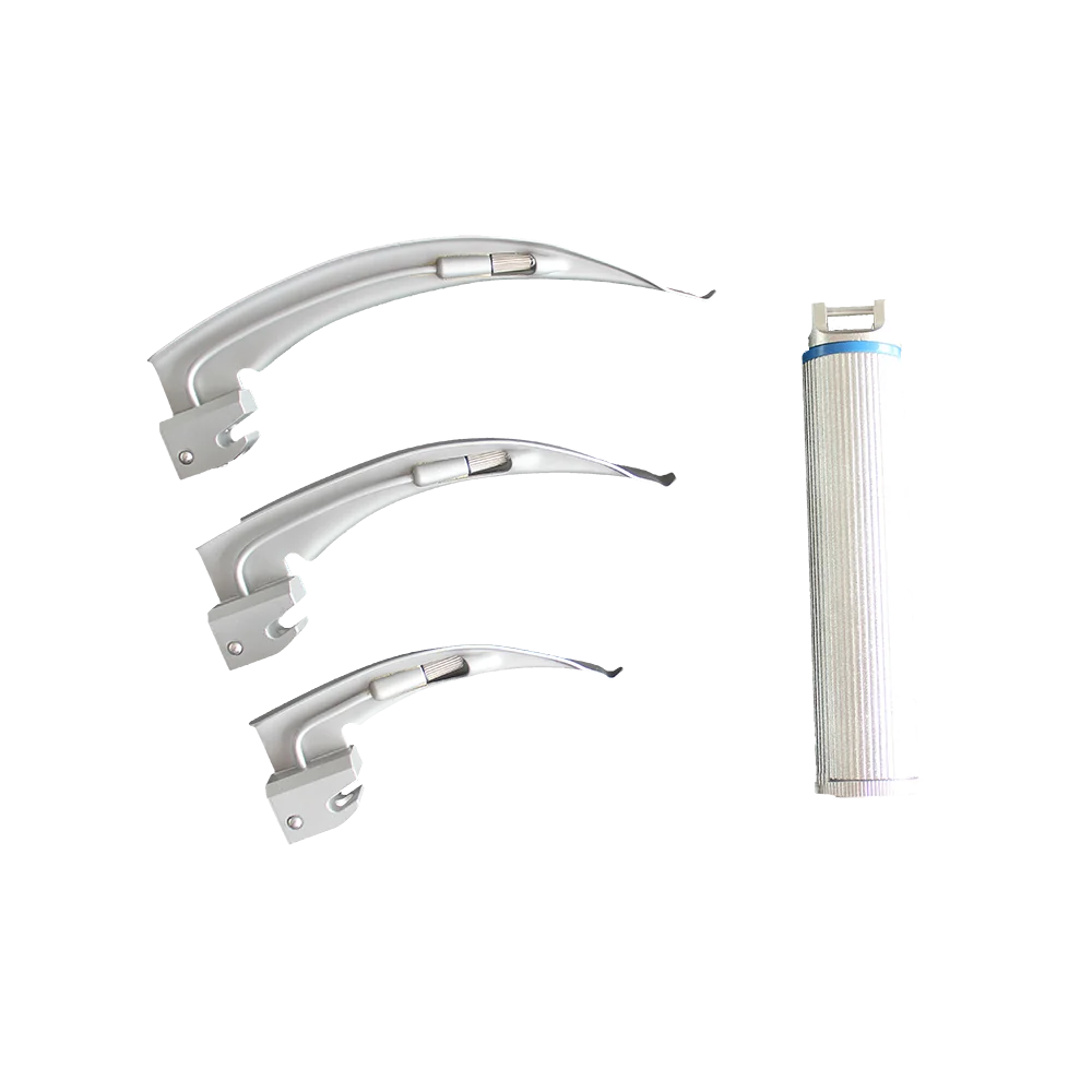 Steel bulb laryngoscope Blade for infant&kid&adult  throat checking supplier