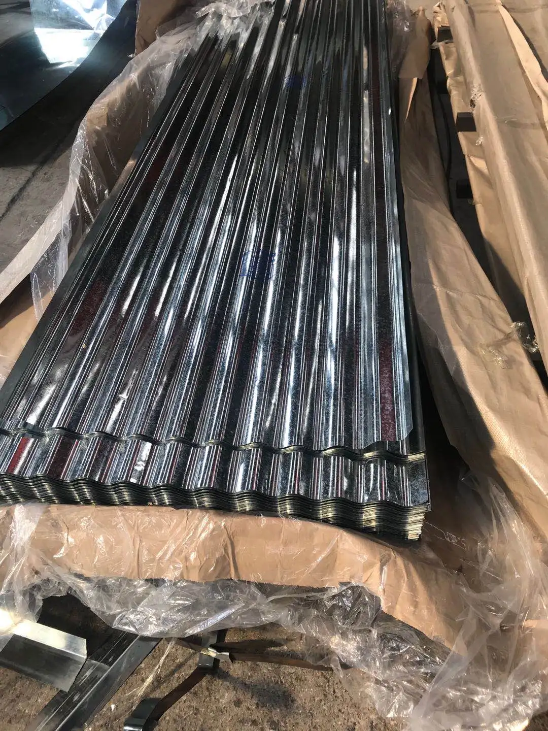 28 Gauge Curve Zinc/aluzinc Coated Corrugated Steel Roofing Sheets