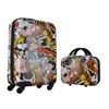 JK-160126 2016 Kid's Luggage Sets 20" ABS/PC Trolley Hard Case Luggage with Beauty Case