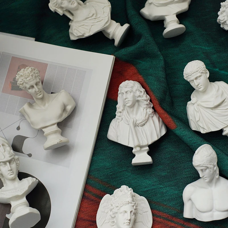 Resin Art Mini People Sculpture Apollo Statue Desk Decor Ornaments  Resin Stone