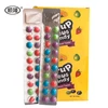 cheap and delicious multi-colored syrup chewy candy sweet rainbow candy bean for sale