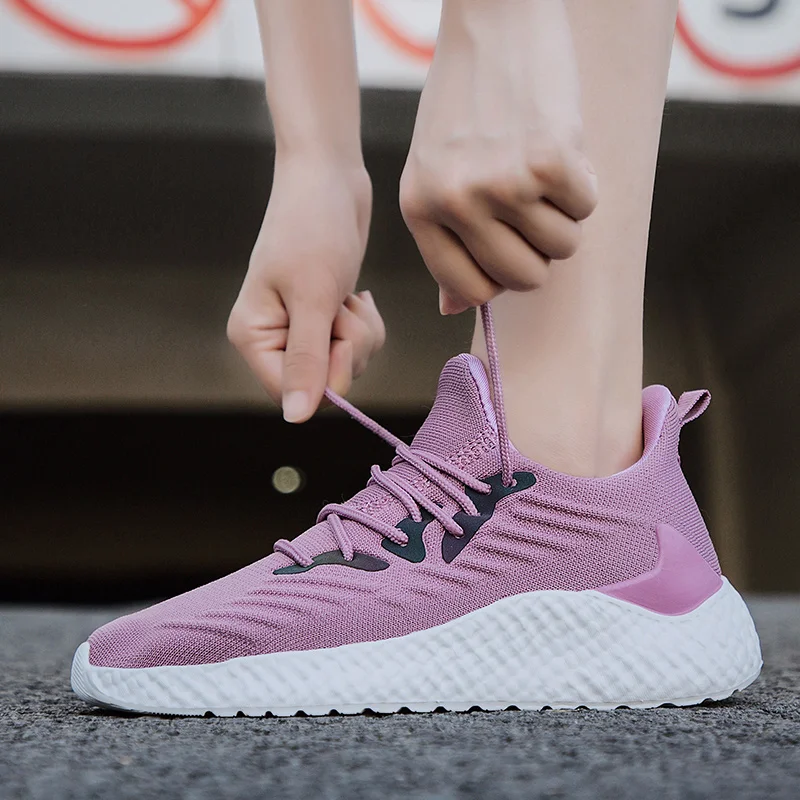 Street punk men's shoes summer breathable flying woven mesh tide shoes Korean version of a pedal lazy shoes deodorant sports can