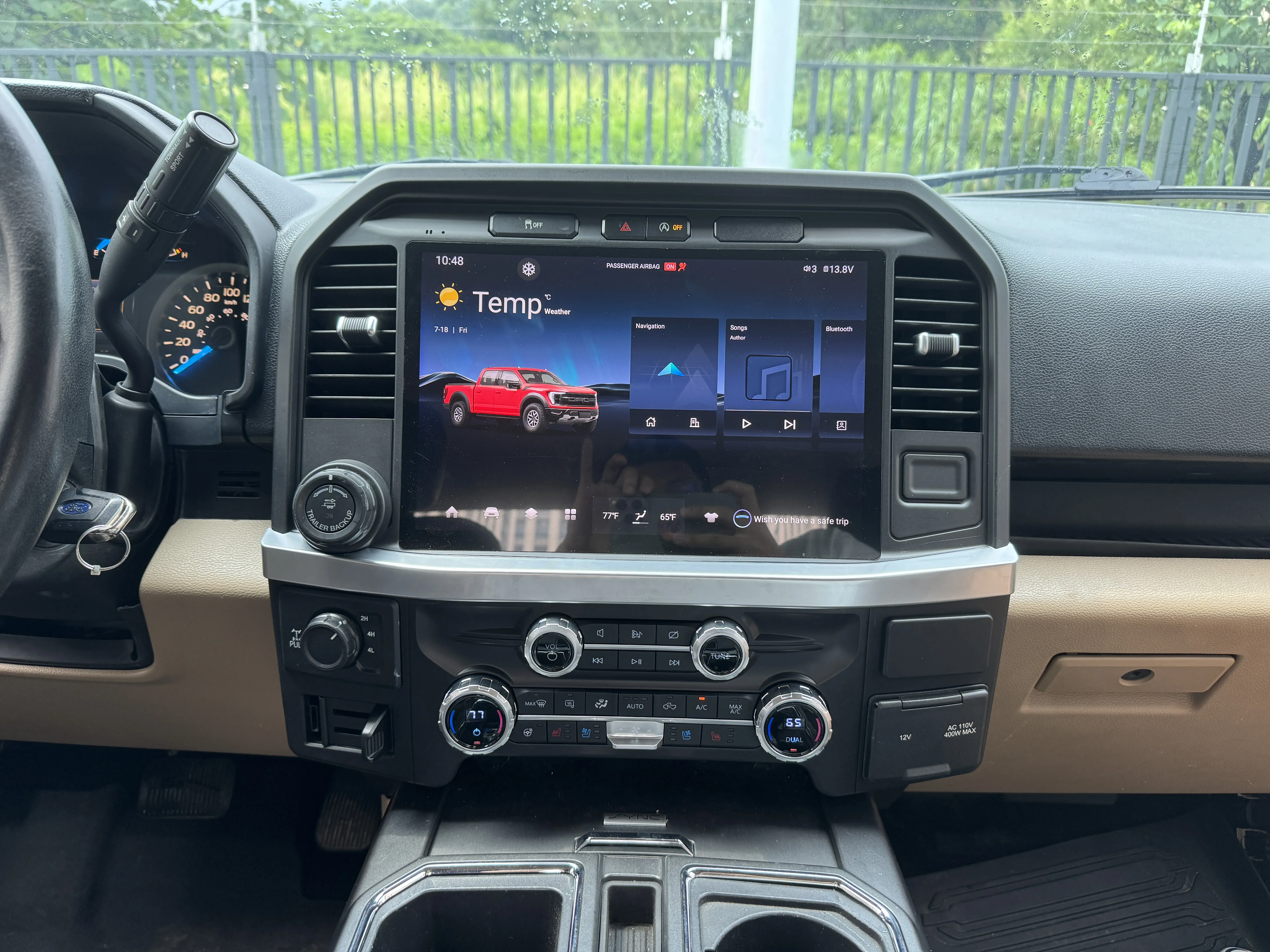 First Gen Raptor Replacement Head Unit For Ford Raptor F150 F250 F350 F450 F650 2015-2020 Wireless Carplay ...
