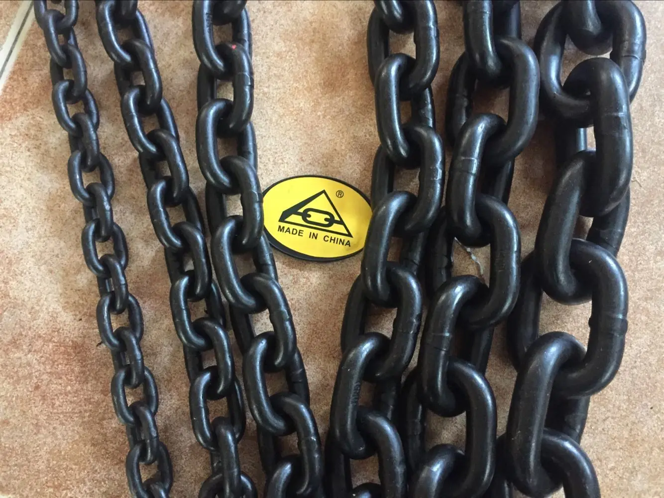 Welded Rigging Lifting Steel Chain Black Dyed G80 Grade Buy Link