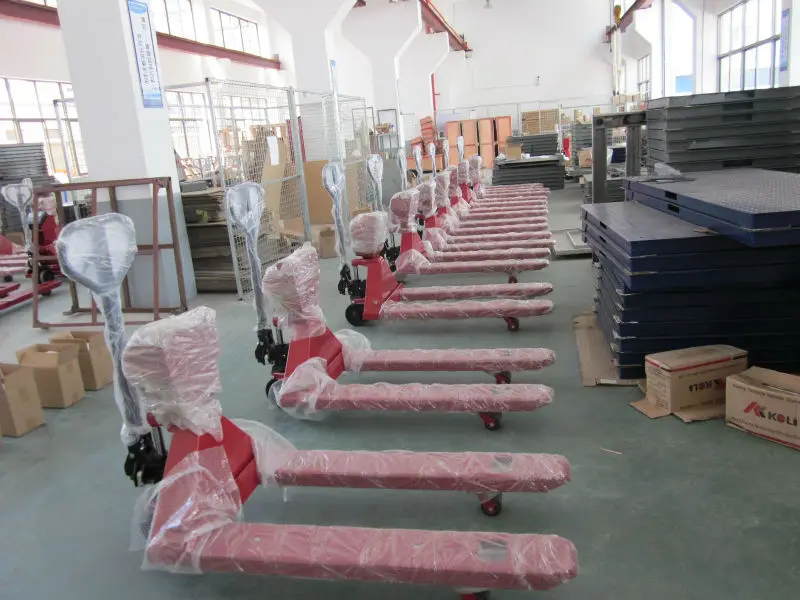 Chinese 2t hand forklift weigh scale, pallet truck scale