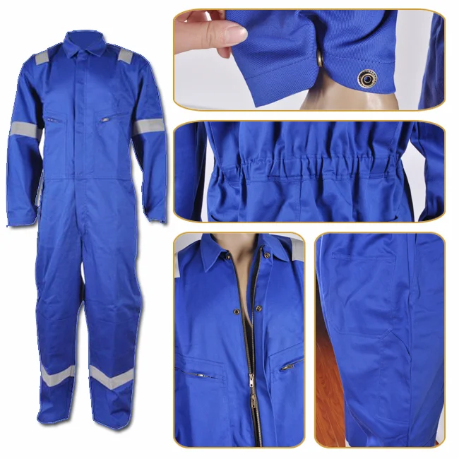 Custom Made Reflective Workwear Fire Resistant Overalls For Men