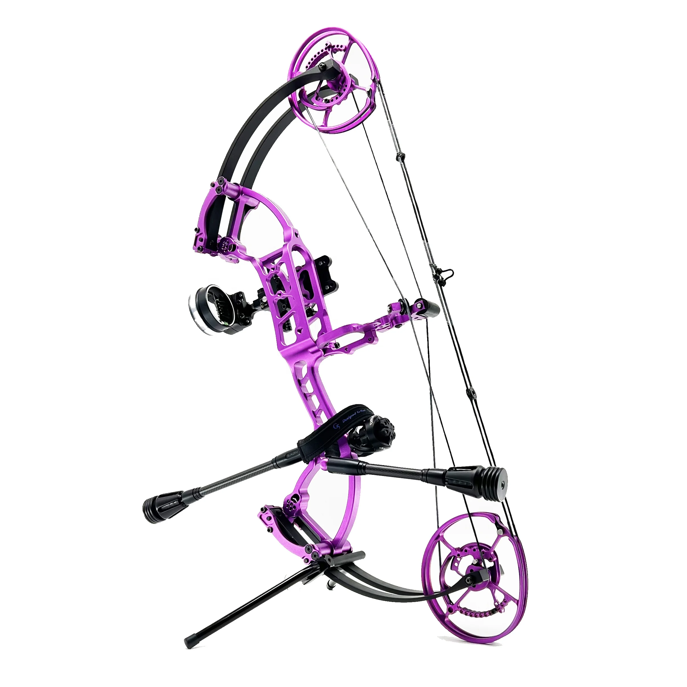 Leixun Archery Bare Bow Burning Cnc Compound Bow For Hunting 60/70 Lbs