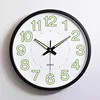 Classic lifestyle record time of free coffee and sweet quartz wall clock for exhibition hall