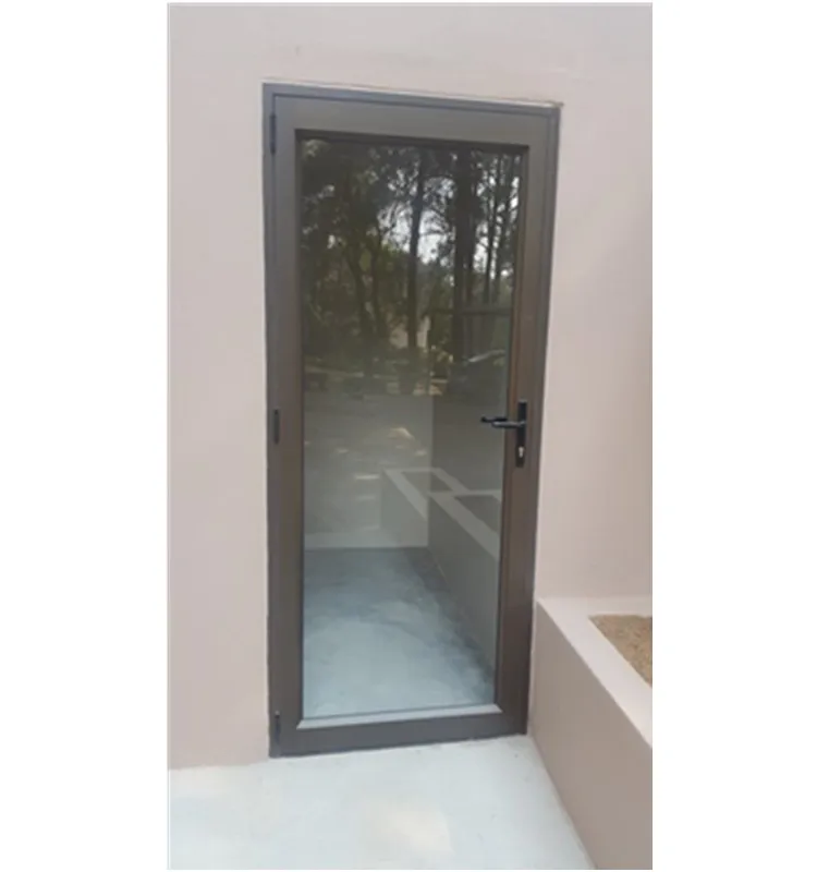 Коммерческий современный магазин алюминиевые передние входные двери стекловолокна внешние большие стеклянные двери