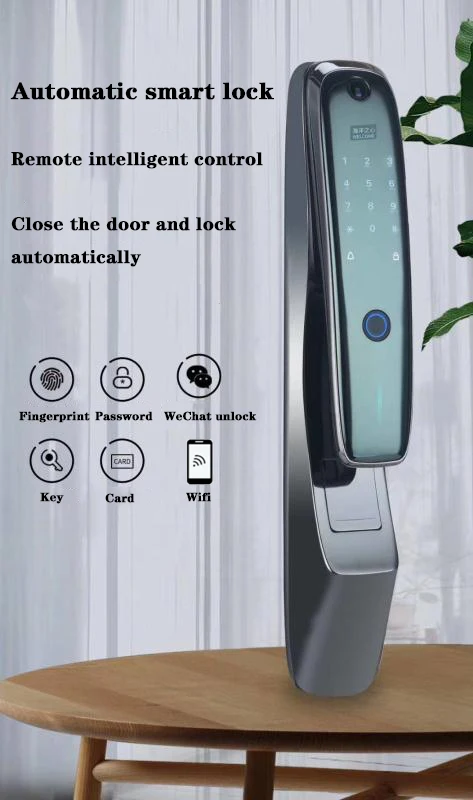 Tuya WIFI Smart Home Door Lock Fingerprint Password Remote Control Smartphone Intelligent Locks Card Key Door Lock