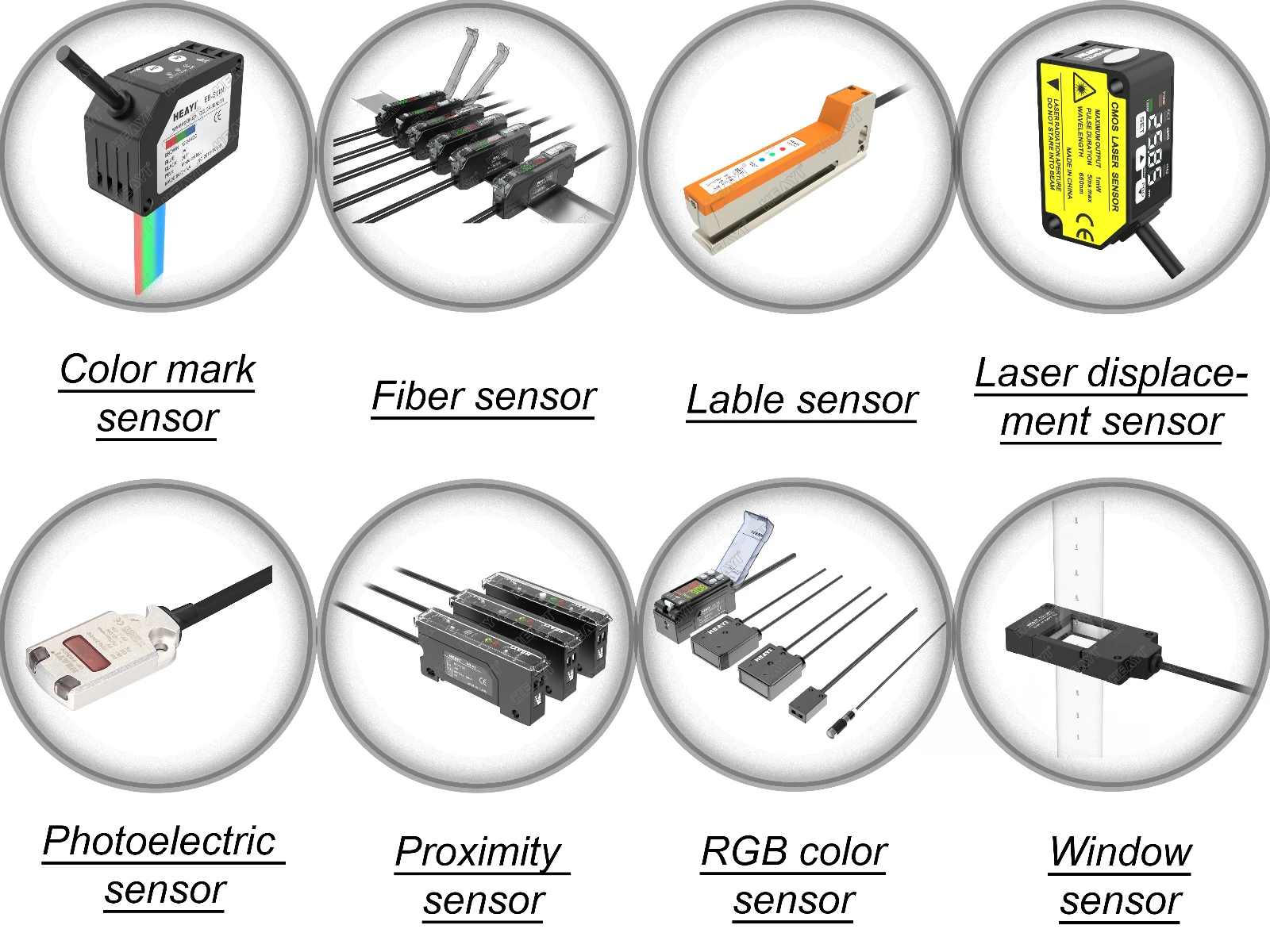 Марки датчиков. Fiber sensor.