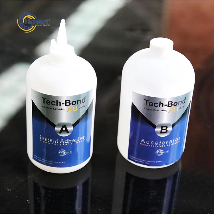 AB Glue 500ml High Strength Epoxy Adhesive LED Signs Acrylic Metal ...