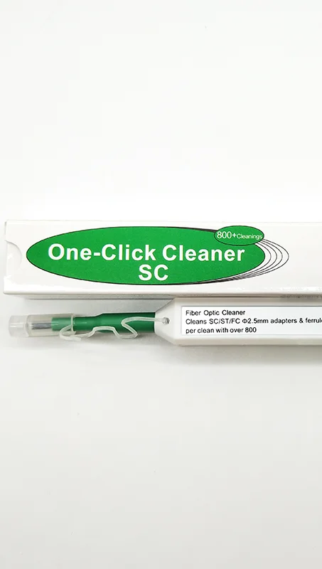 Sc. Click Cleaner Promotion Lc/sc/fc/st One-click Cleaner Tool 1.25mm And 2.5mm Fiber ...