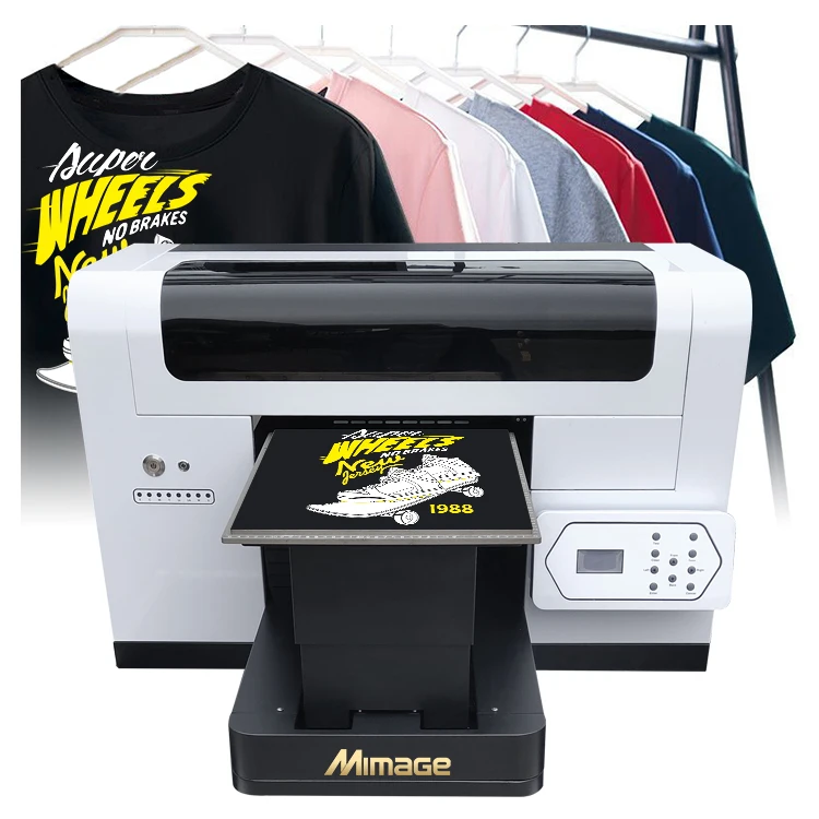 Cheap T Shirt Printer A3 Small Uv Flatbed For Fabric Clothes Direct To ...