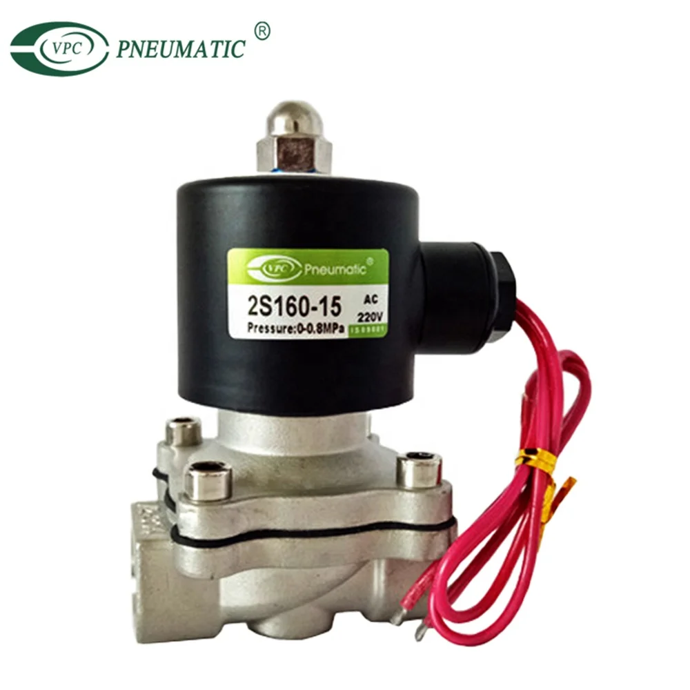 2s Series Stainless Steel Pneumatic 12v Solenoid Valve - Buy Stainless ...