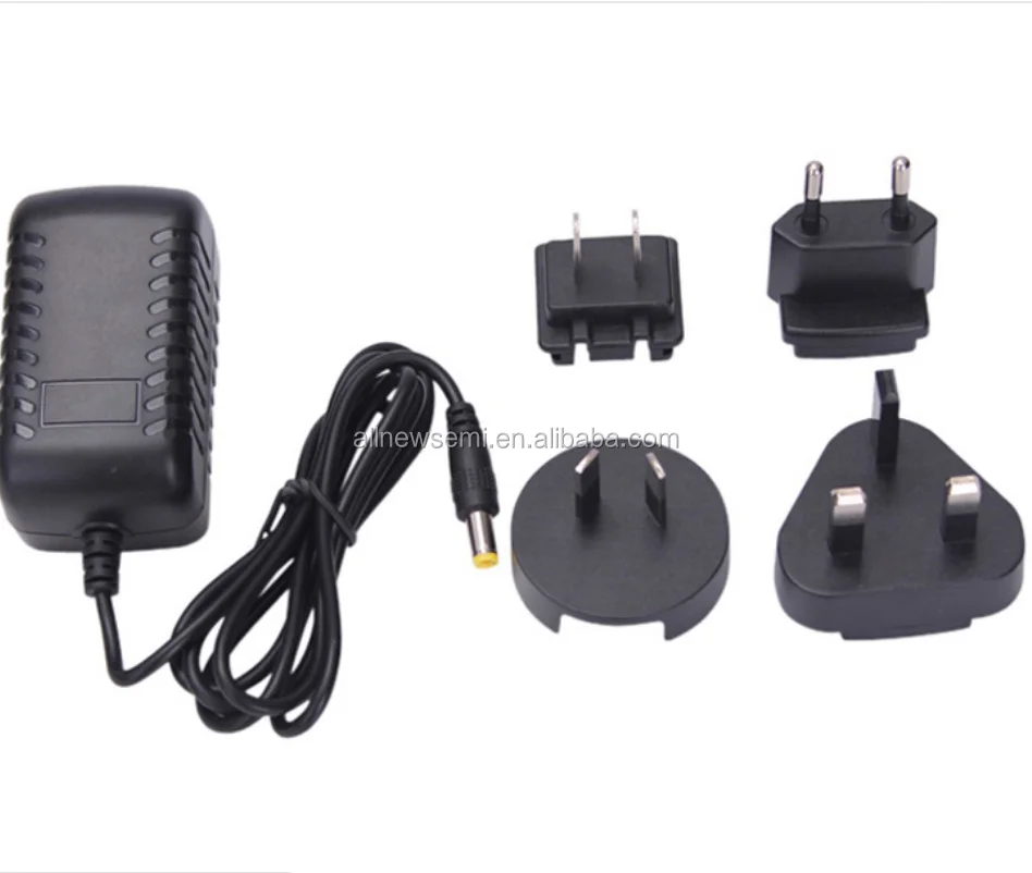 12v1a2a3a multifunctional power adapter switching power supply replaceable plug plug wall type power adapter YSZX-1210