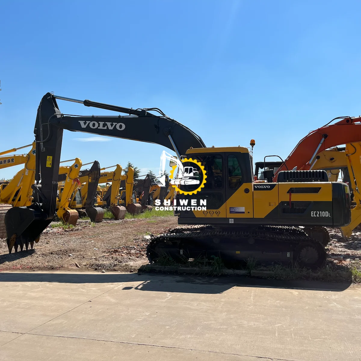 Used Volvo Ec210 Excavator,Volvo Ec210dl Ec210d Ec210b Ec210blc Crawler ...