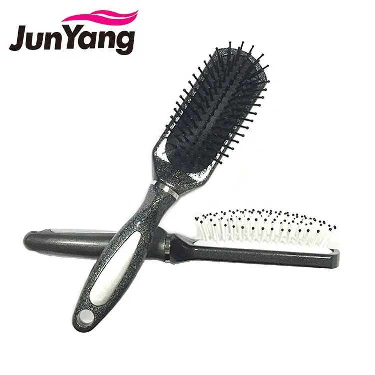 Wheat Straw Hair Antitangle Brush Plastic Customize Hair Brush With
