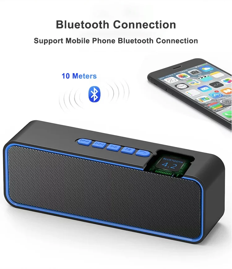 Wholesale 4000mAh Battery 6W Portable Bluetooth Speaker, Big MagicBox mini Wireless Stereo Speakers with Ultra Bass - ANKUX.COM