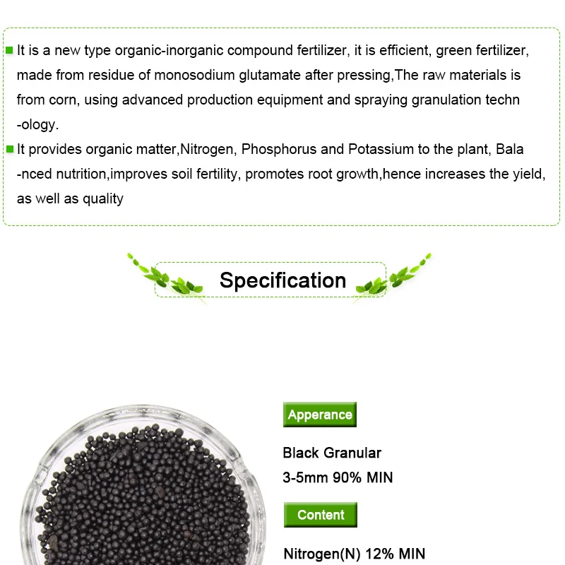 organic fertilizer granulator pellet machine Organic Fertilizer NPK 12-3-6 humic acid organic fertilizer production line