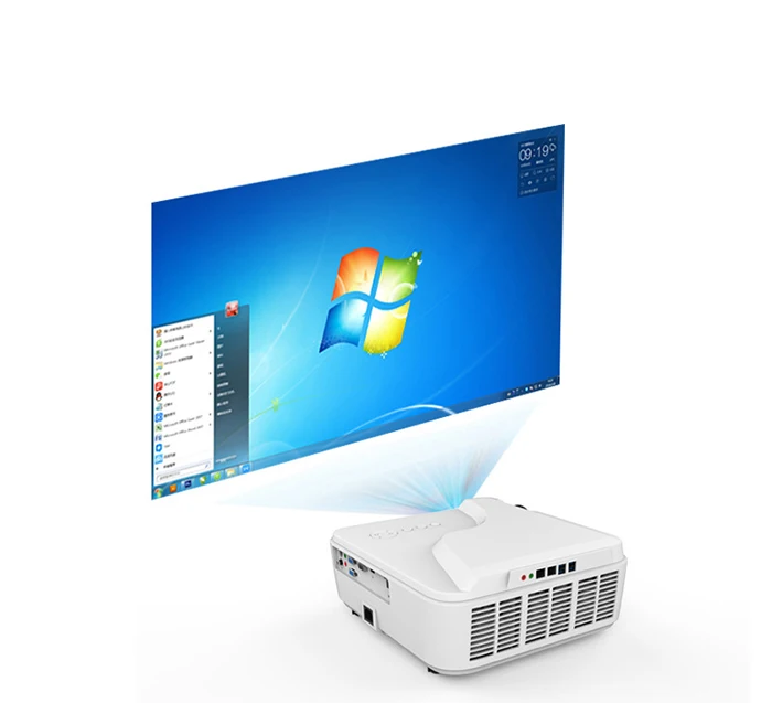 All In One Projector Home Theater with Computer DLP Projector 3600 Lumen Laser Projector for Classroom and Office