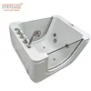 Small freestanding baby bath tub spa/colorful led light baby spa pool