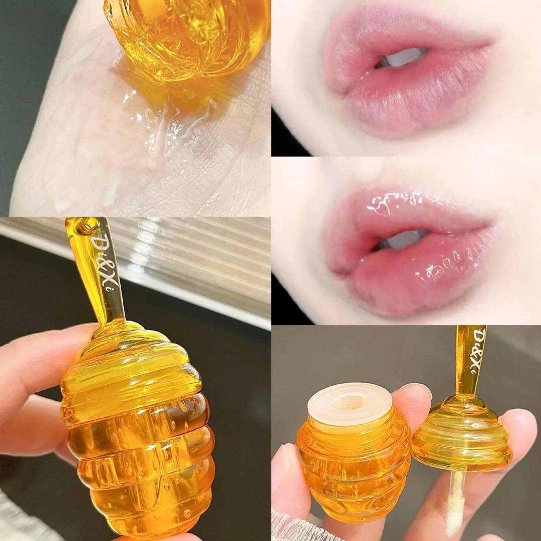 Dixi Lovely Honey Pot Lip Oil Fresh Fruit Lip Balm Long Lasting ...