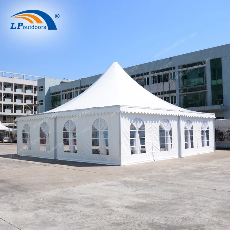 20x20ft Ghana Style Aluminum Cable Cross High Peak Frame Tent For Outdoor Party Event Buy