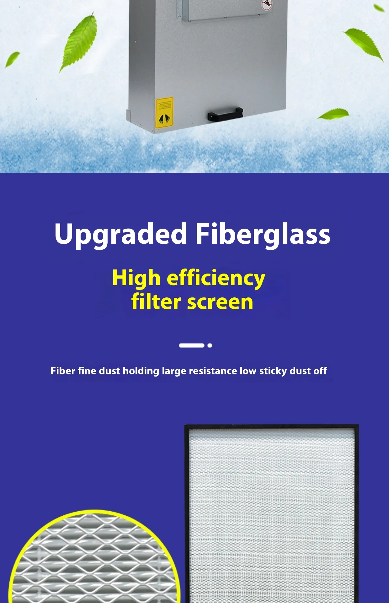 Air Purifier, FFU, Galvanized Steel - detail 10
