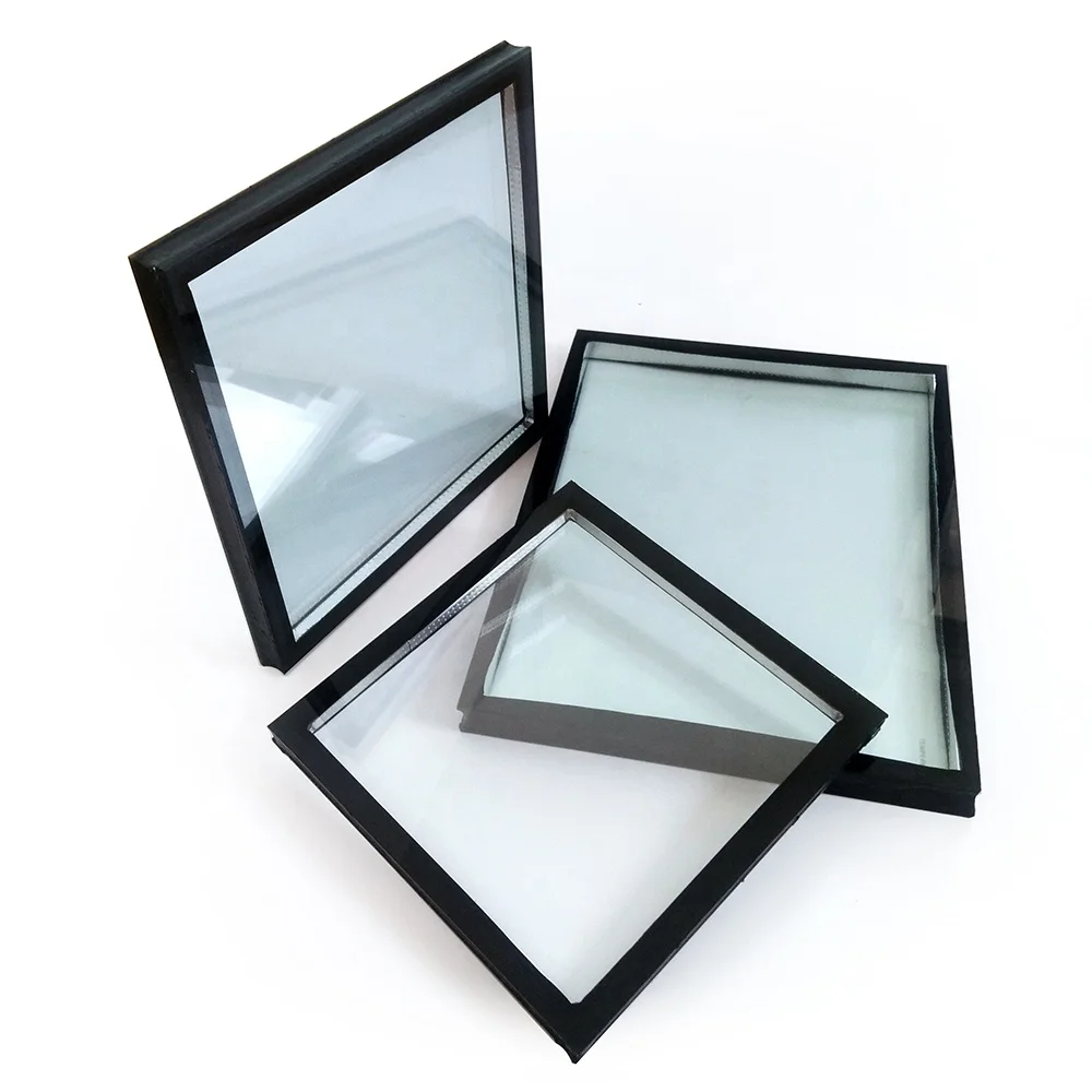Single Double Triple Silver Low-E Insulated Glass Double Glazing Insulating IGU DGU