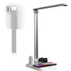 new advertising ideas 2019 LED Desk Lamp 4 in 1 Wireless Charger with USB Charging Port 10W Wireless Charging Station headset