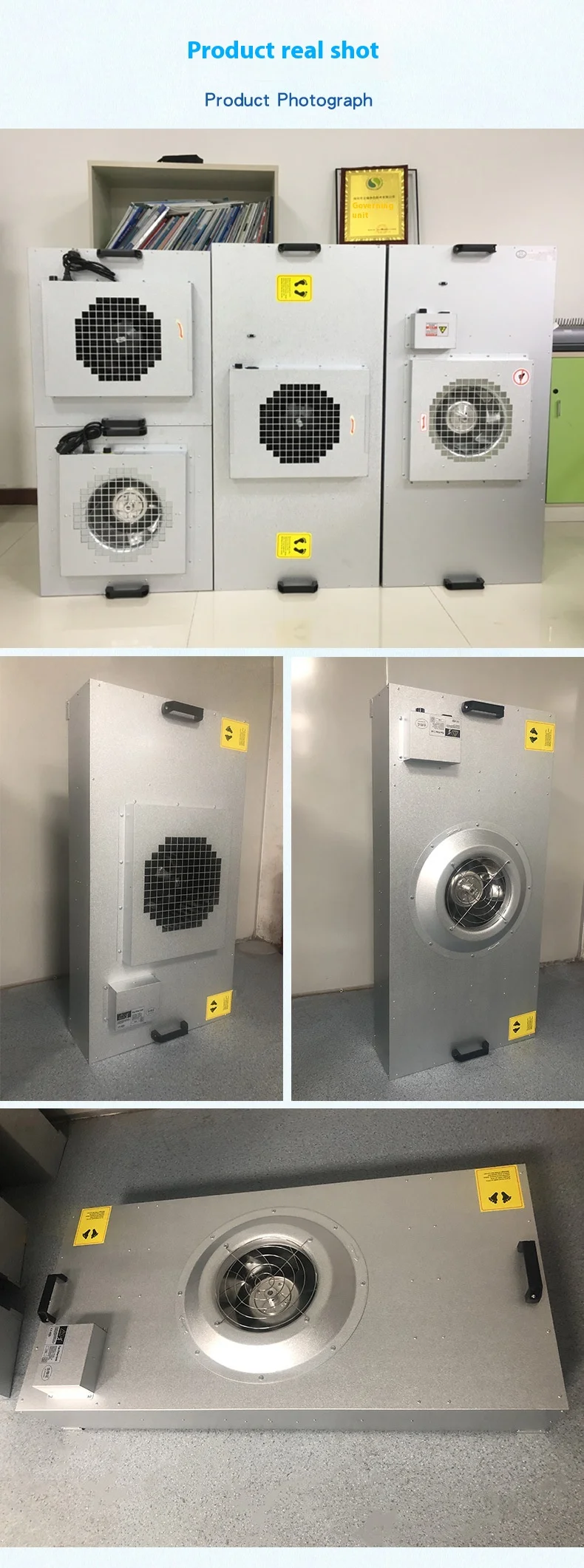 Laminar Flow Hood Fan, HVAC, H13, HEPA - detail 4