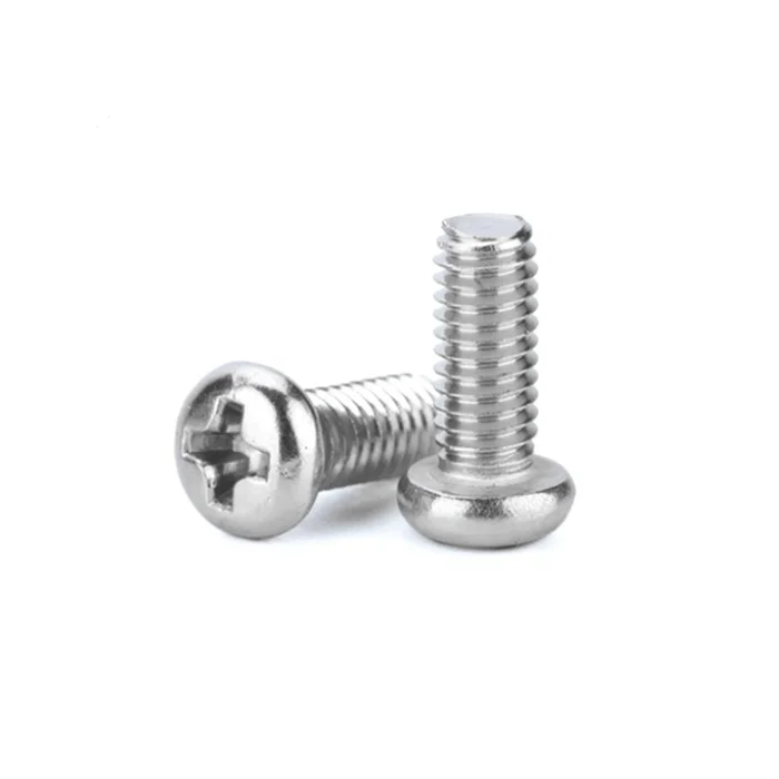 
DIN 7985 SS Cross Recessed Raised Cheese Head machine Screw 