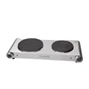 2 Burners Temperature Control 2500W Stainless Steel Electric Hot Plate