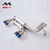 MerTop Race CatBack Exhaust Fits M3 E46 3.2L Coupe with blue tips 1999-2006