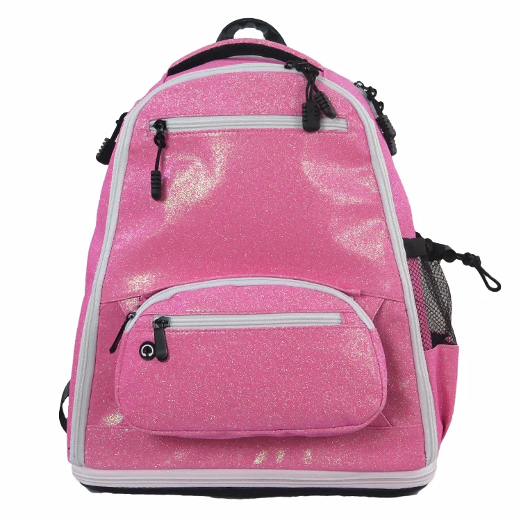Customized Golden Glitter Backpack For Cheer Team Buy Gold Backpack