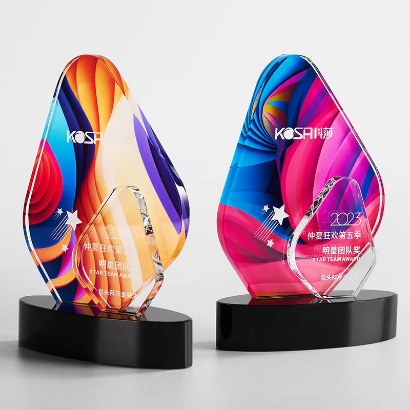 New style colorful  champion league cup trophy for graduation supplier