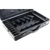 Ver Beauty Black matte barber professional travel stylist organizer tools carrying hair salon train case box clippers pockets sh