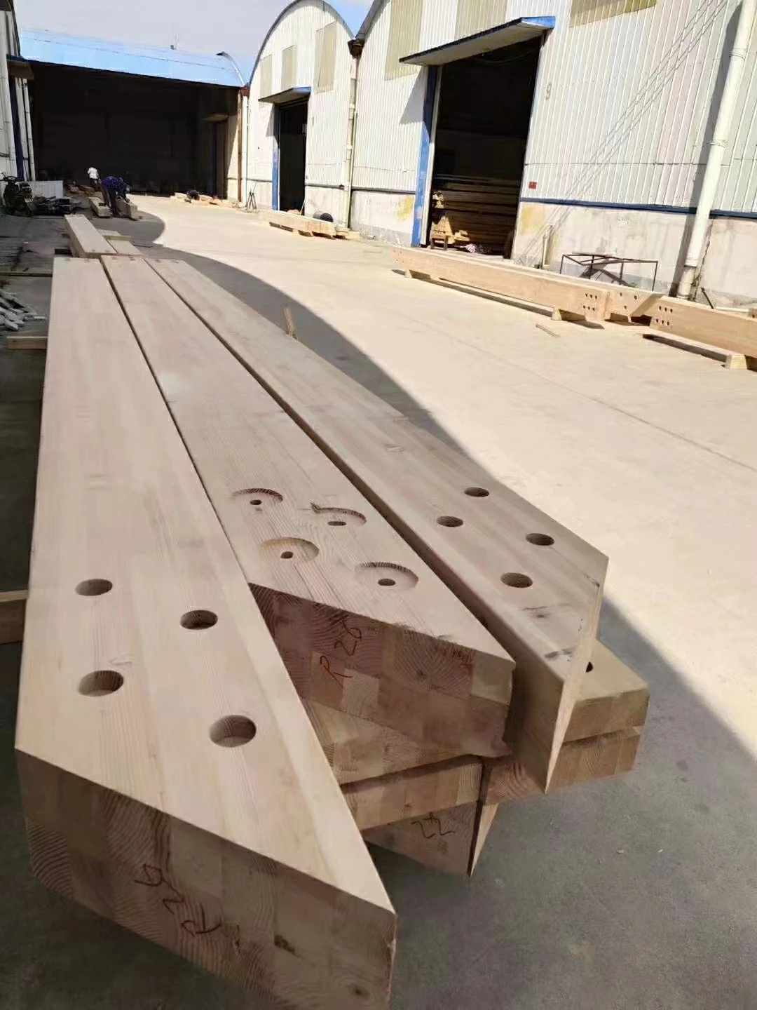 Shandong Bohao Curved Glulam Laminated Wood Lumber Beams Buy Glued